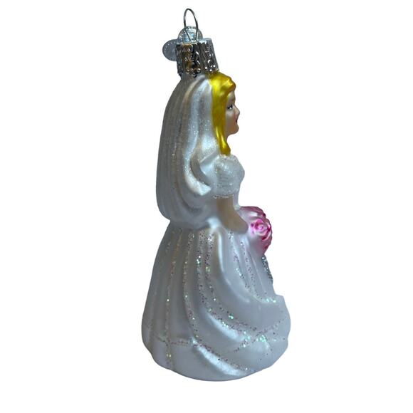 Old World Christmas Ornament Blond Bride - Picture 2 of 5